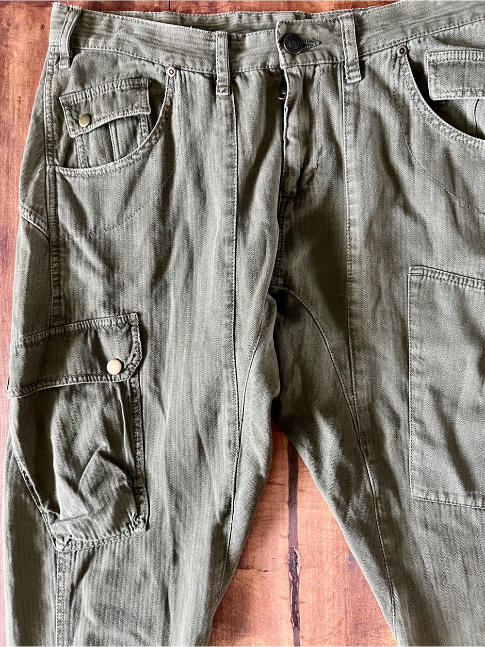 Free People Rule Breaker Harem Utility Cargo Pants - Picture 4 of 12